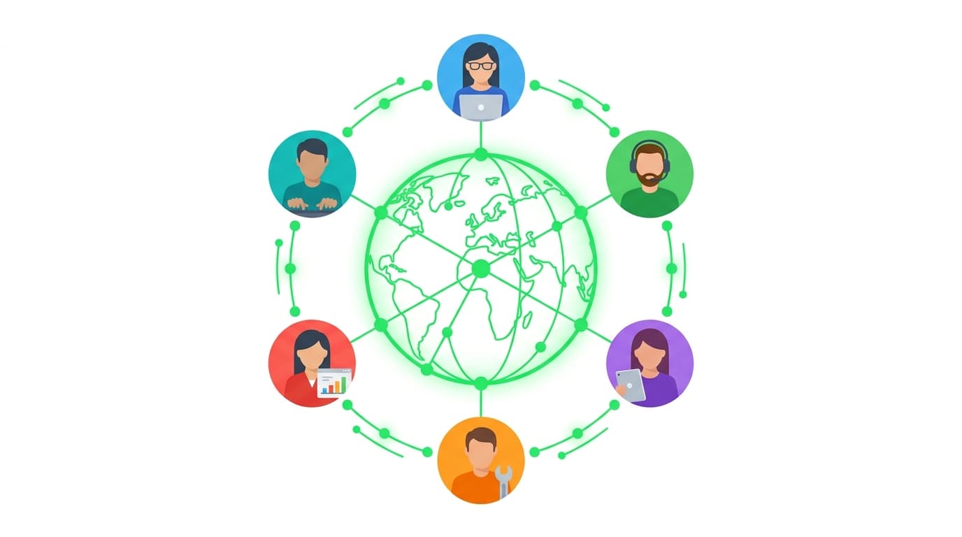 Team Sync Global Network Banner